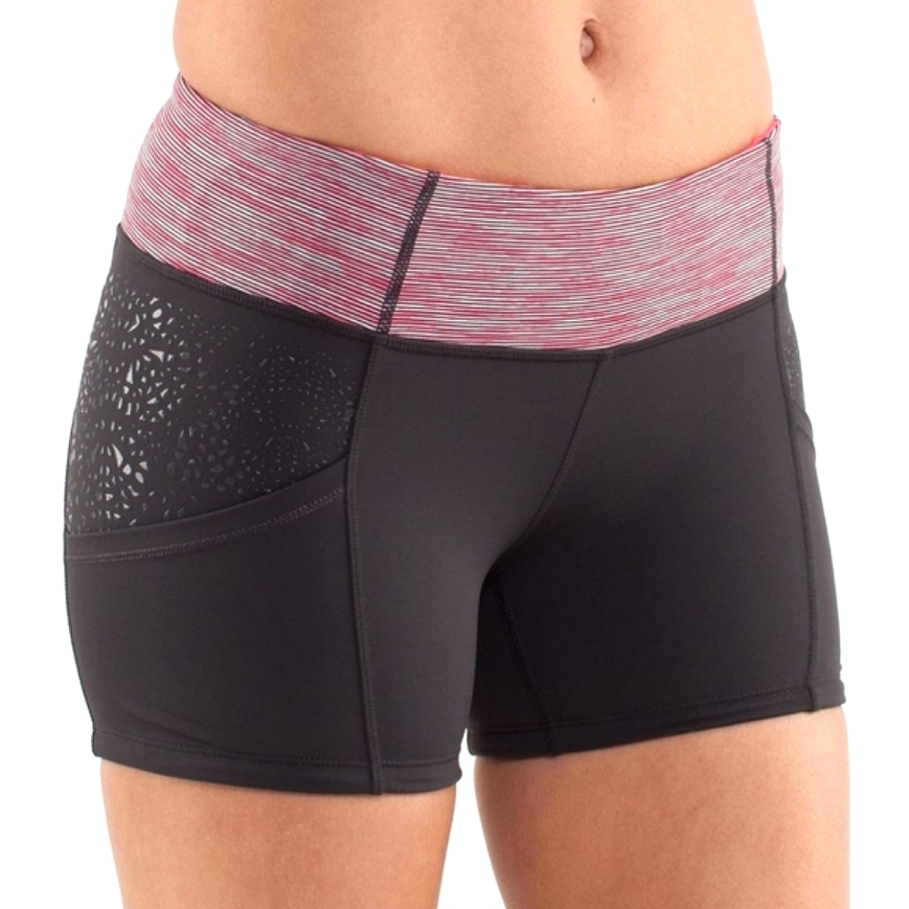 Lululemon Run Shorty Short Deep Coal Wee Are From Space April Multi Size 6